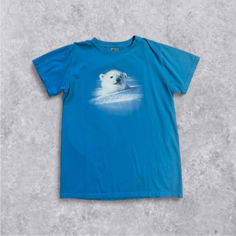 Blue Graphic Short Sleeve Tee